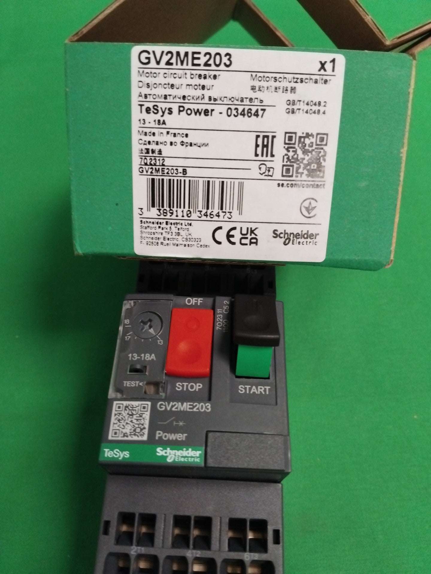 Schneider-Electric GV2ME203 GV2ME203