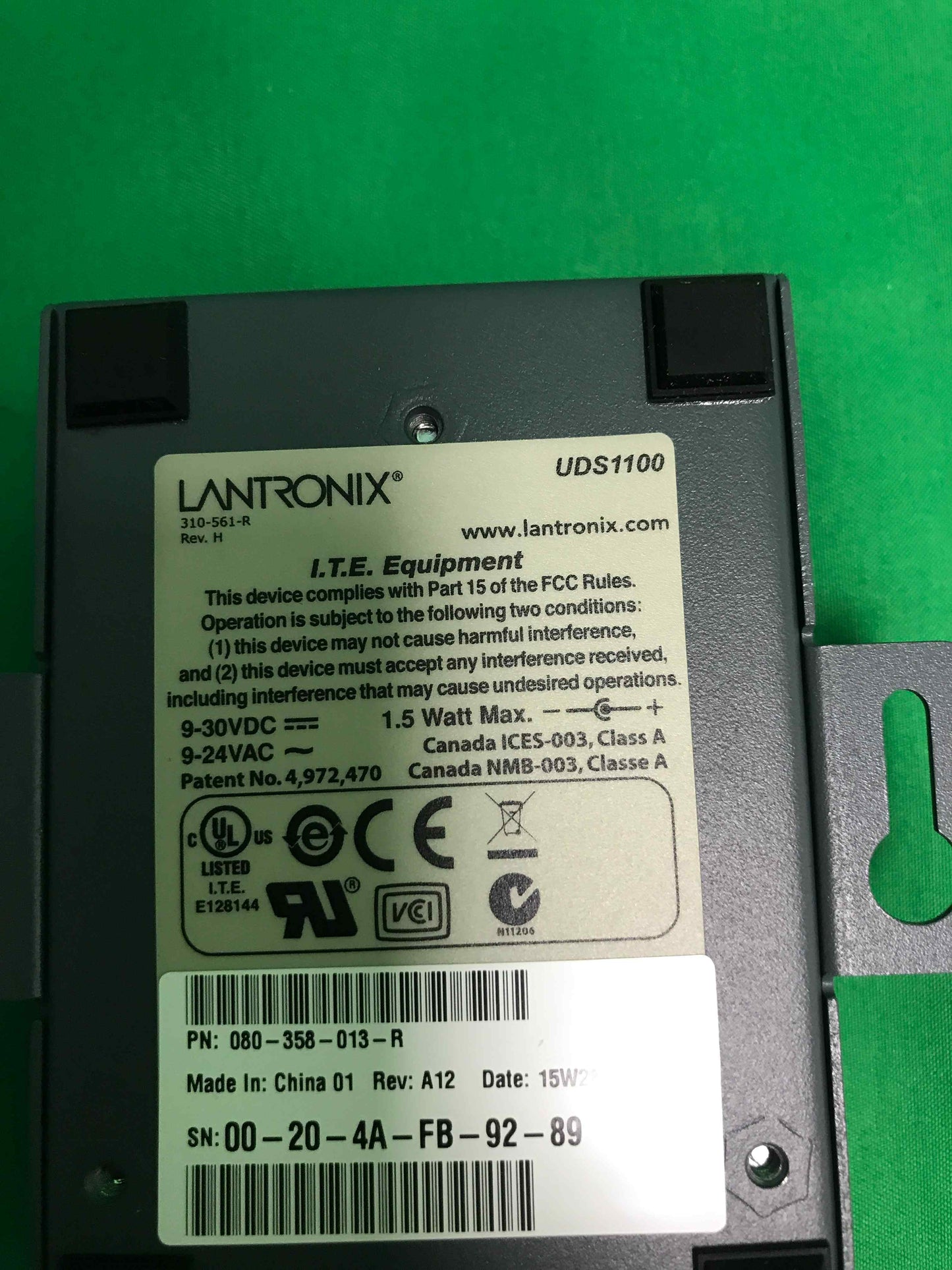 LANTRONIX UD1100002-01 UD110000201
