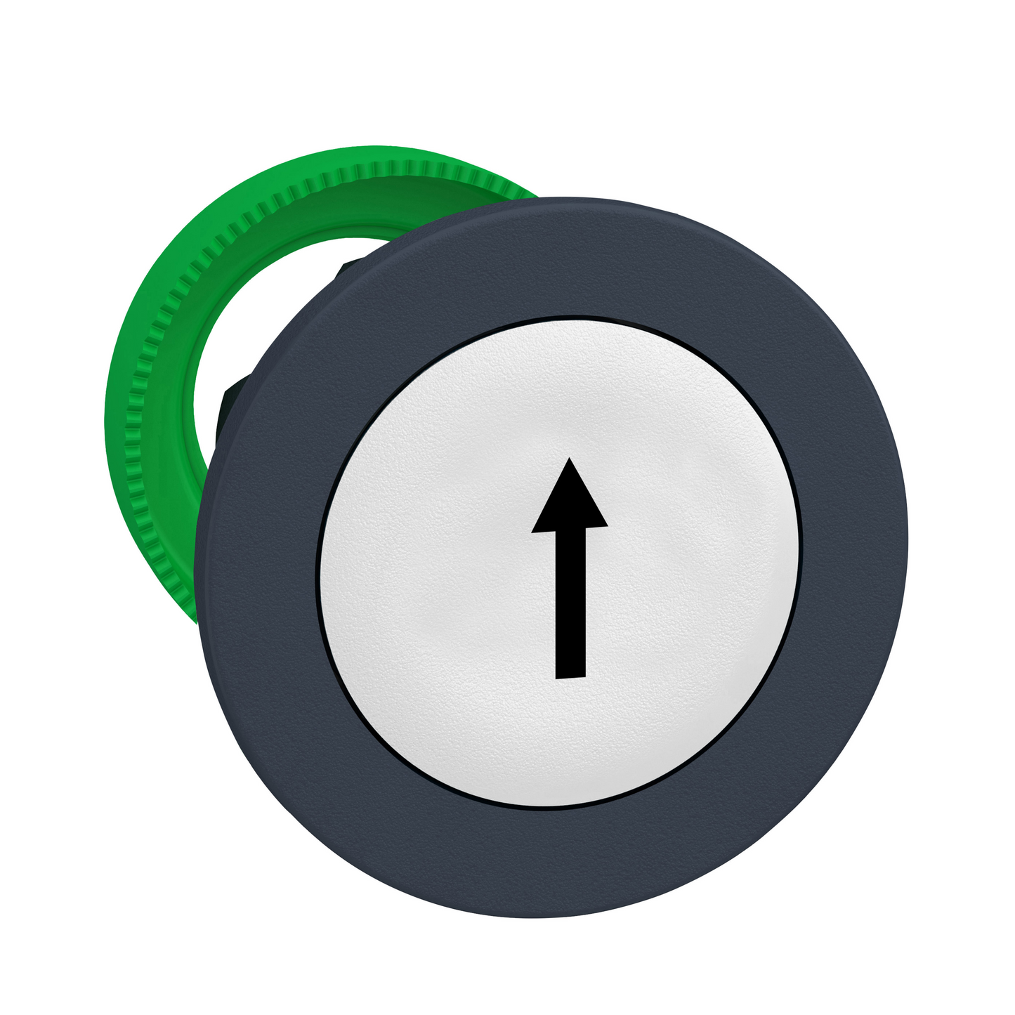 Schneider Electric-ZB5FA334-Harmony XB5 - tête bouton poussoir à impulsion - flush - marqué - blanc