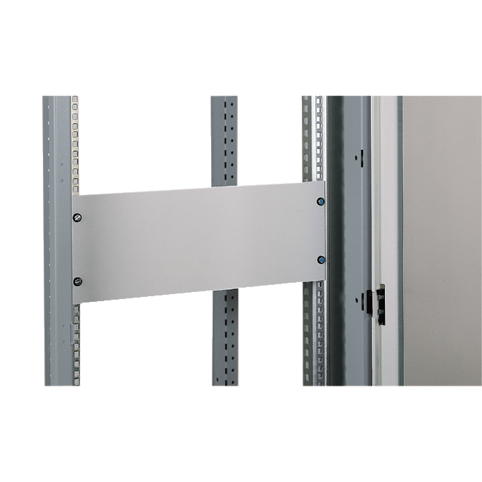 Schneider Electric-NSYCRTM6U-Actassi plastron 19P plein 6U tôle - RAL7035