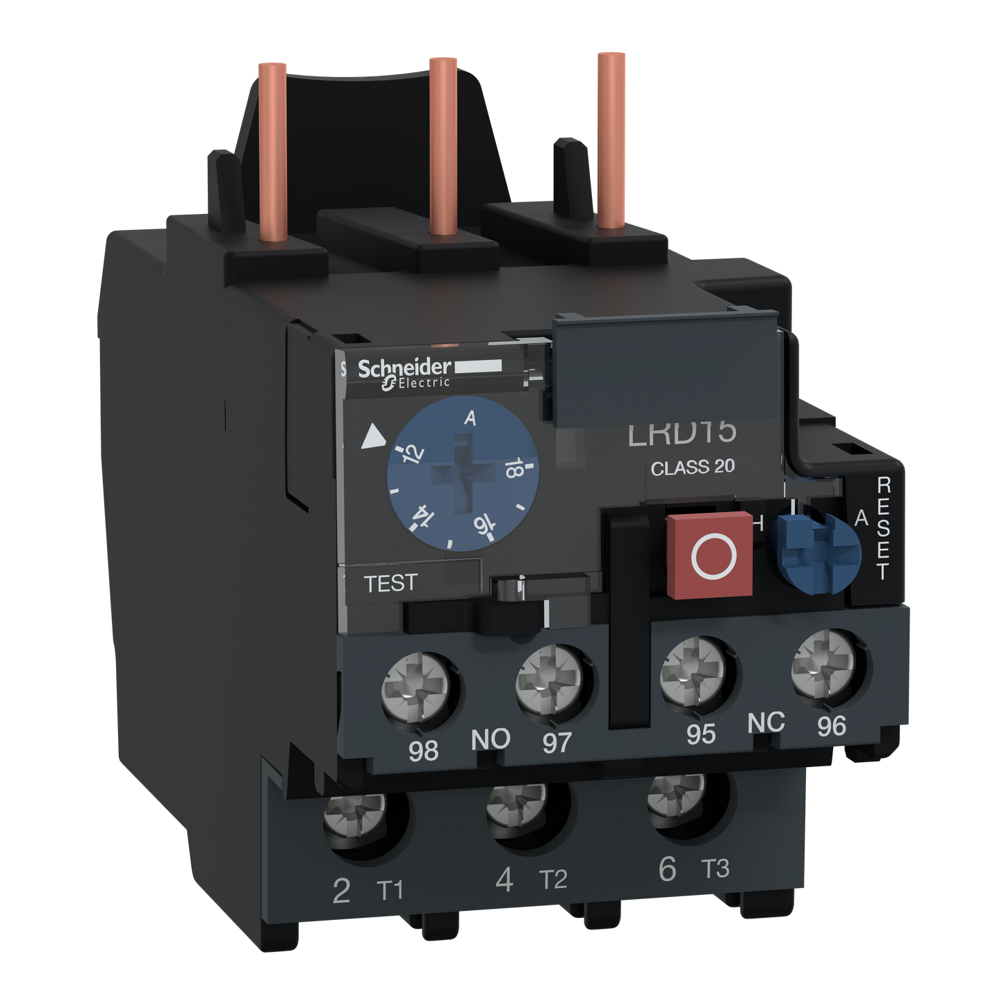 Schneider Electric-LRD1521-TeSys LRD - relais de protection thermique - 12..18A - classe 20