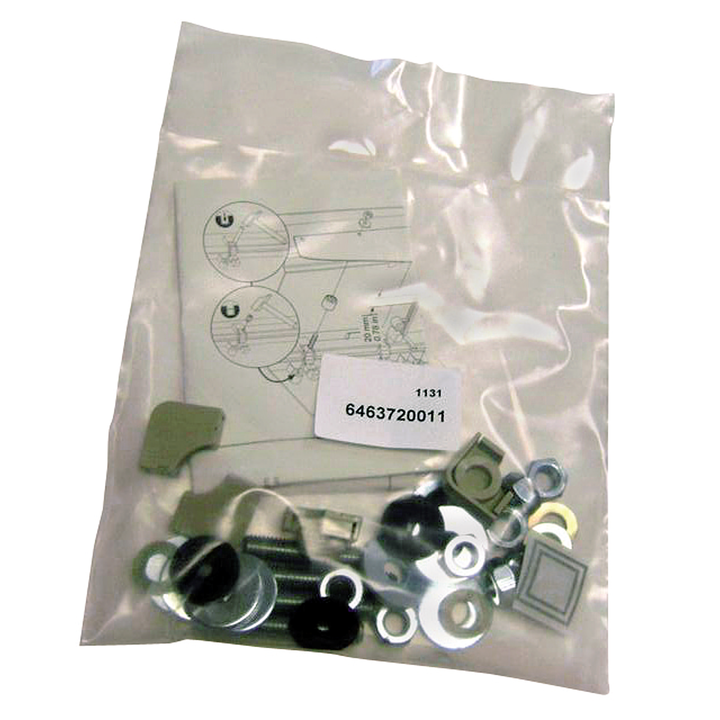 Schneider Electric-NSYASPLA001-Thalassa - sachet d'accessoires pr armoire polyester PLA 1 porte H500/750/1000mm