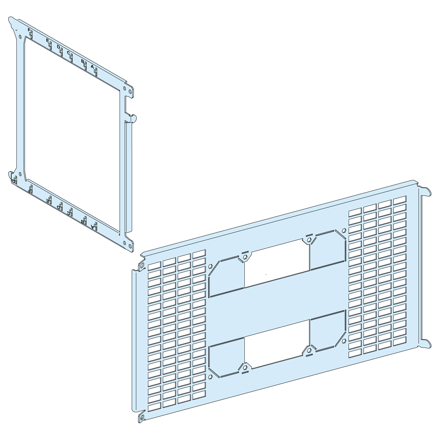 Schneider Electric-LVS03482-Platine NS800-1600 verti. L650