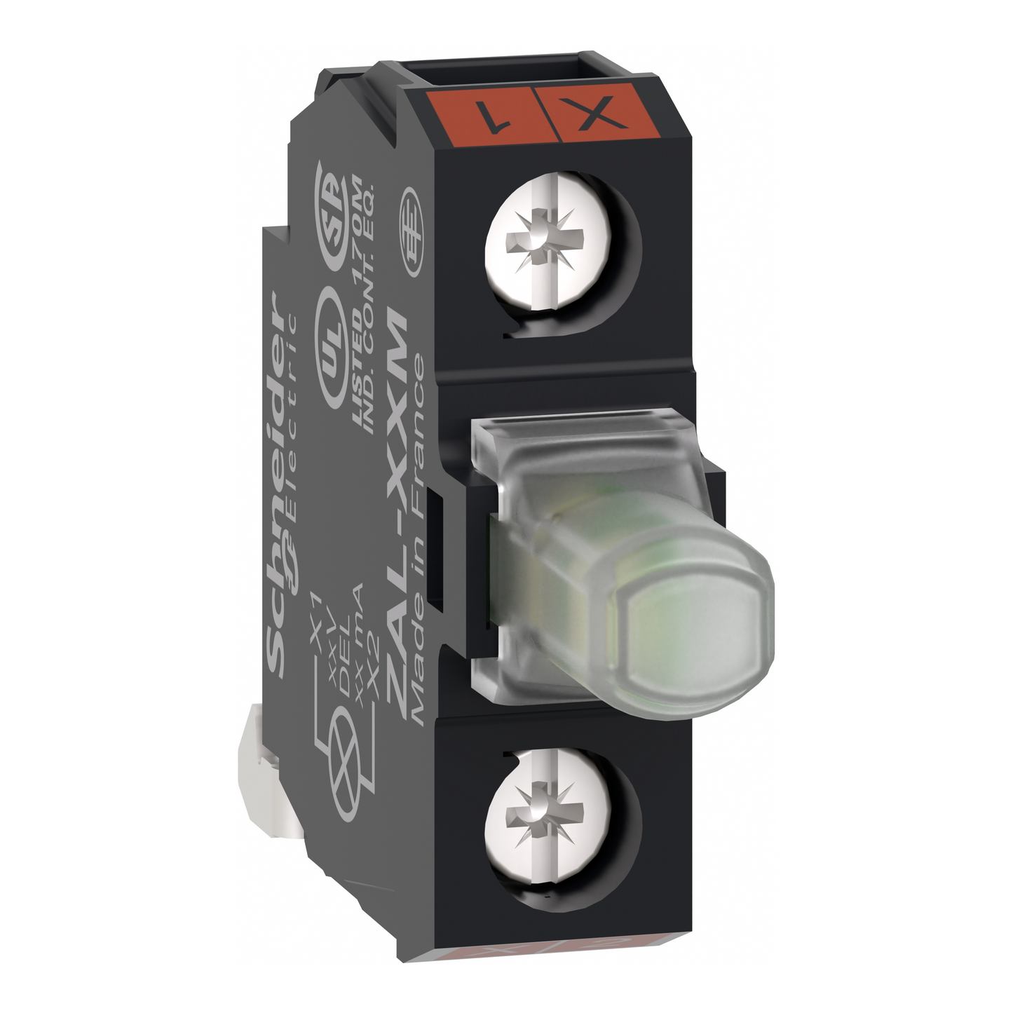 Schneider Electric-ZALVB4M-Harmony - bloc lumineux boîte à boutons - rouge - LED - 24V - Maintenance