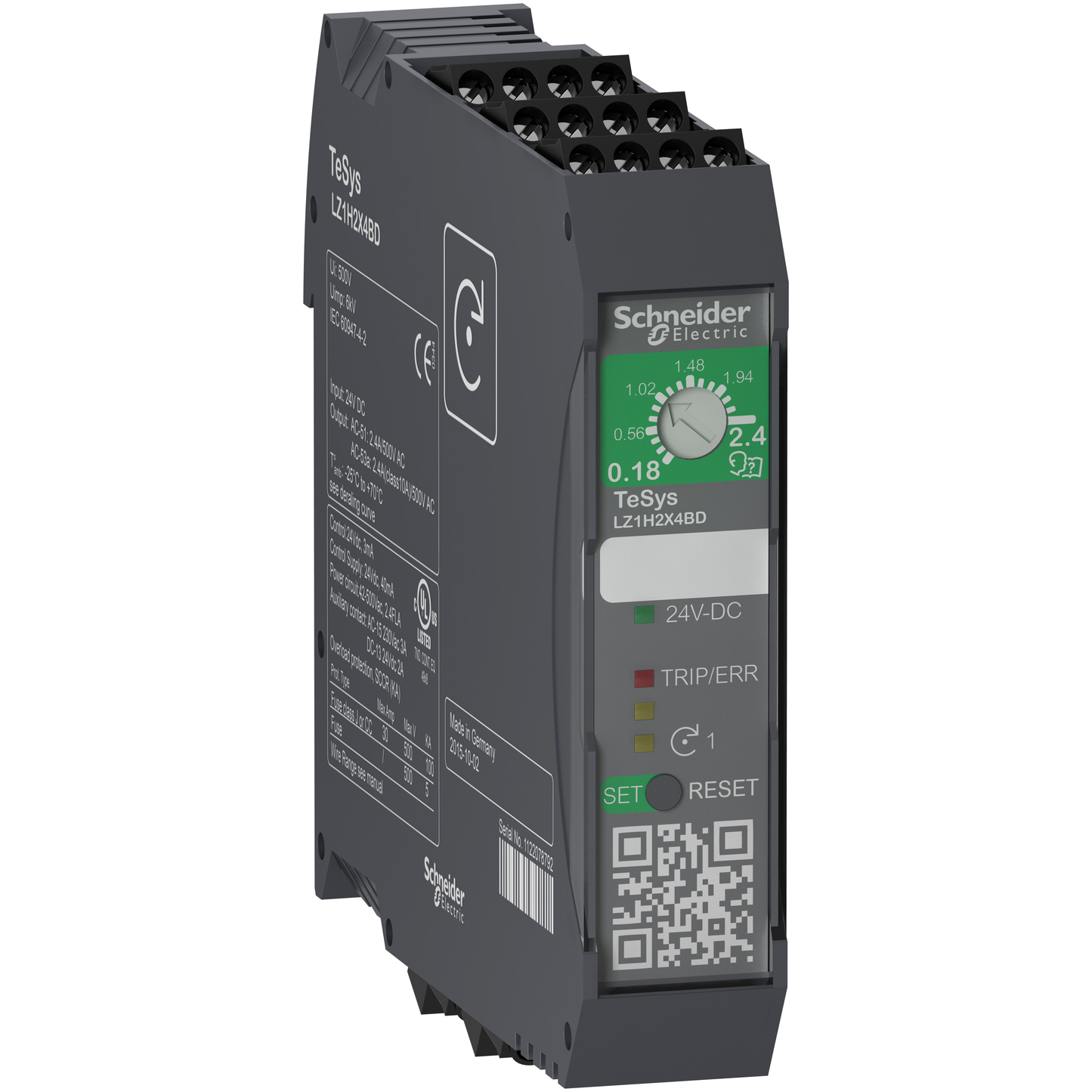 Schneider Electric-LZ1H2X4BD-DEM. TESYS H 0,75KW 24
