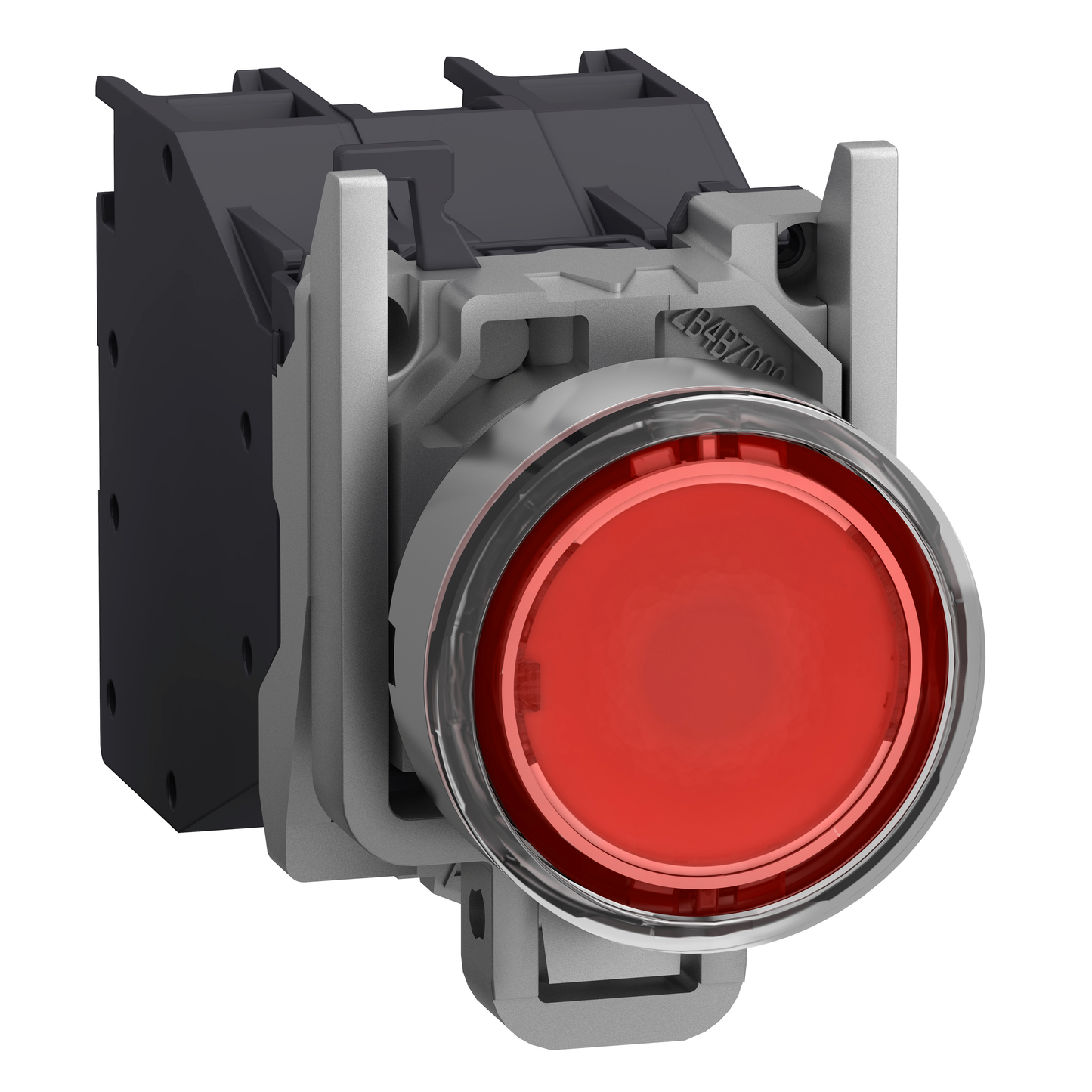 Schneider Electric-XB4BP483BM5GEX-Harmony XB4 - bouton poussoir lumin impuls Atx gaz - Ø22 - rouge - 2F - 24/254V