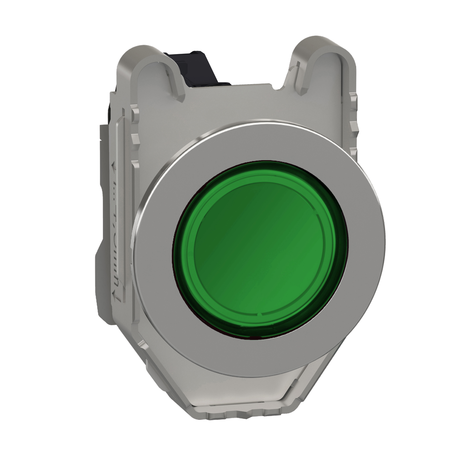 Schneider Electric-XB4FVG3-Harmony XB4 - voyant lumineux DEL - flush - vert - 120V - vis étrier