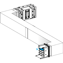 Schneider Electric-KSA630DZCG41F-Canalis KSA - Zed horiz. coupe feu 630A - Gau./Dr. - A&C=300mm - B=700-1200mm