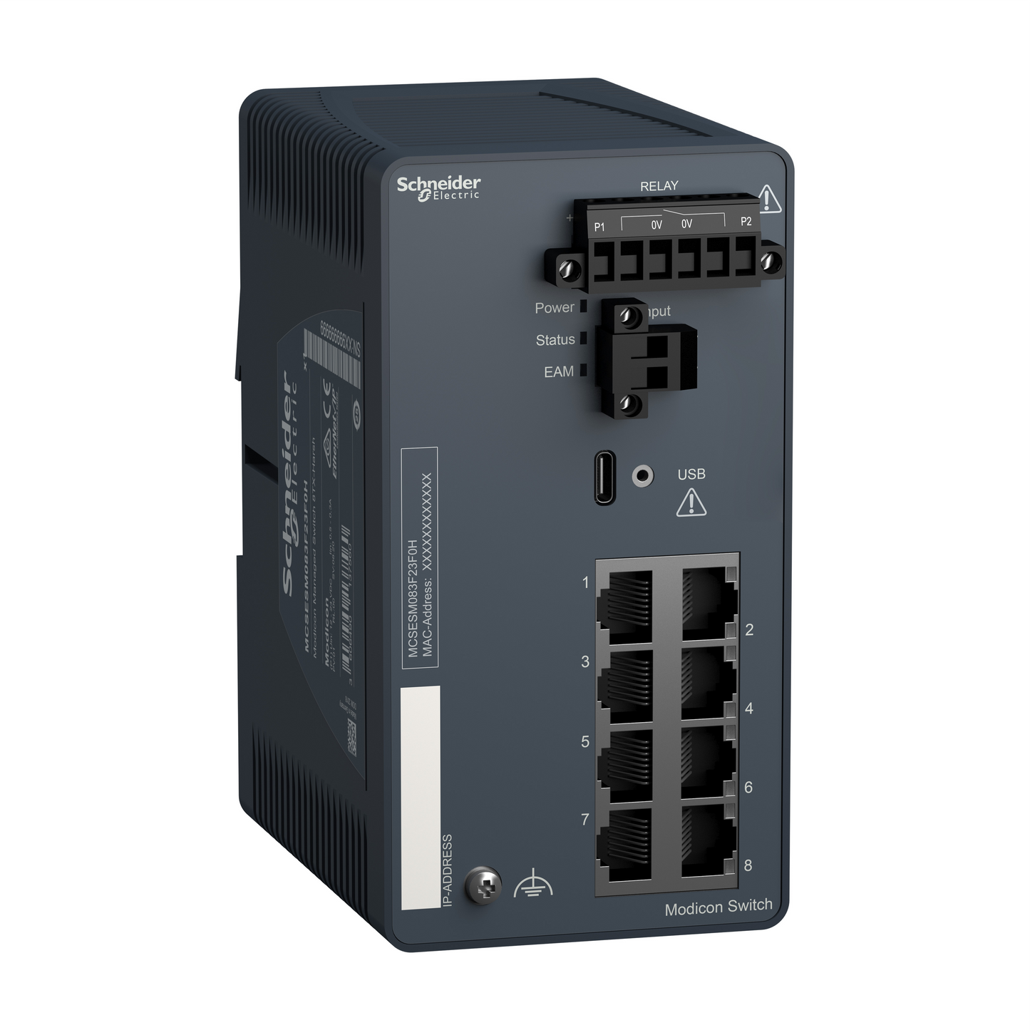 Schneider Electric-MCSESM083F23F0H-Modicon Switch ESM 8TX D