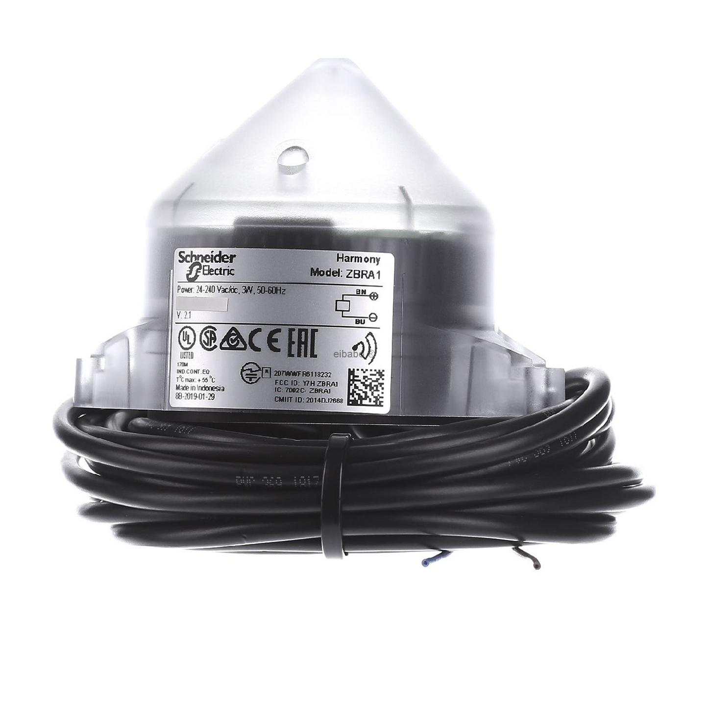 Schneider Electric-ZBRA1-Harmony antenne relais - 24-240 VAC/DC - câble longueur 5m