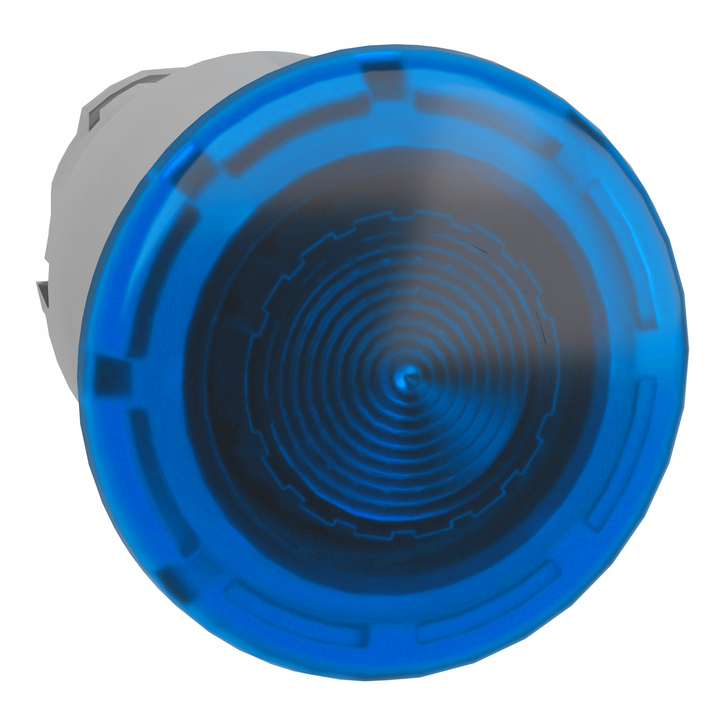 Schneider Electric-ZB4BW663-Harmony XB4 - tête bouton coup de poing lumin DEL - Ø40 - pousser tirer - bleu