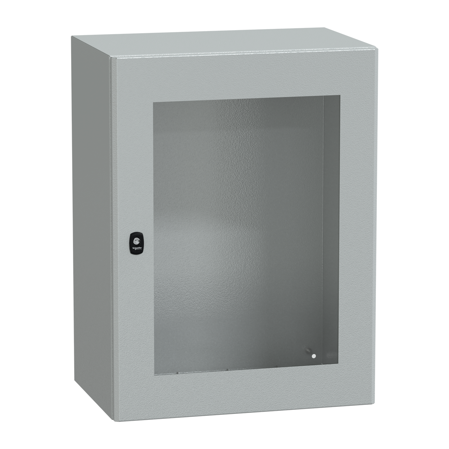 Schneider Electric-NSYS3D8640T-PanelSeT S3D - Enveloppe acier - H800xL600xP400 - porte vitrée