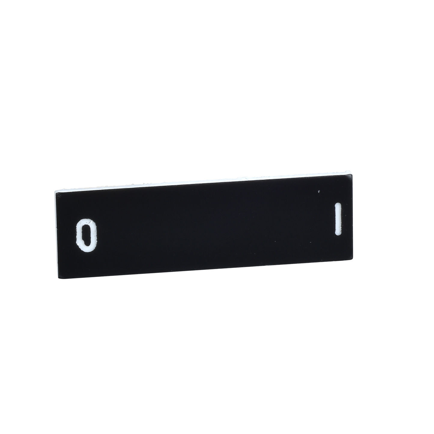 Schneider Electric-ZBY02178-Harmony - étiquette 8x27 - texte 'O-I' blanc sur fond noir