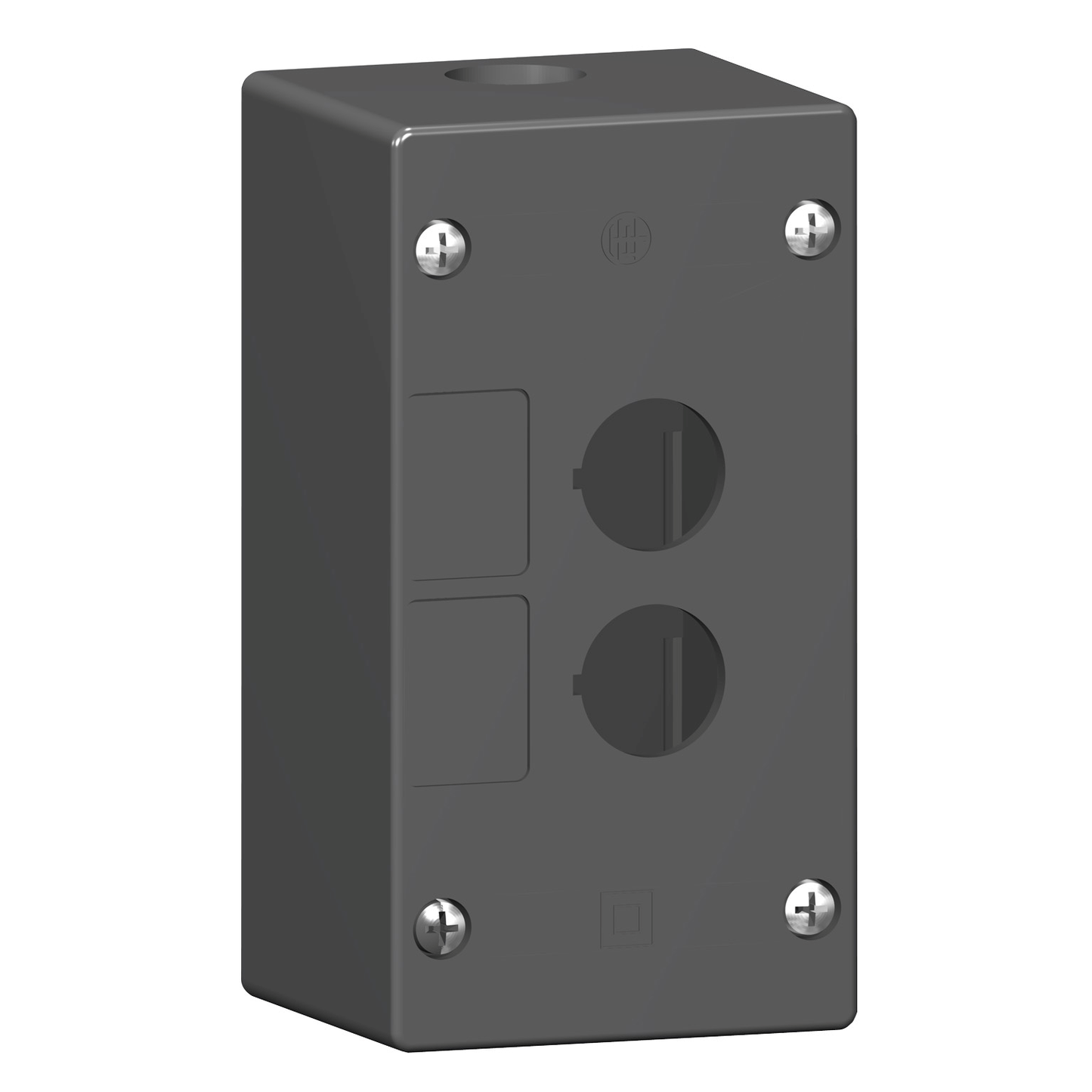 Schneider Electric-XALG02-Harmony XALG - boîte à boutons vide - plastique - 2 perçages horizontaux