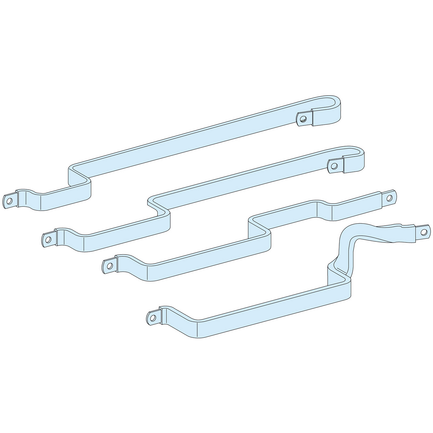Schneider Electric-LVS04024-Linergy - Liaison Jeu de barres gaine (Linergy BS) vers Linergy FM - 4P - 200A