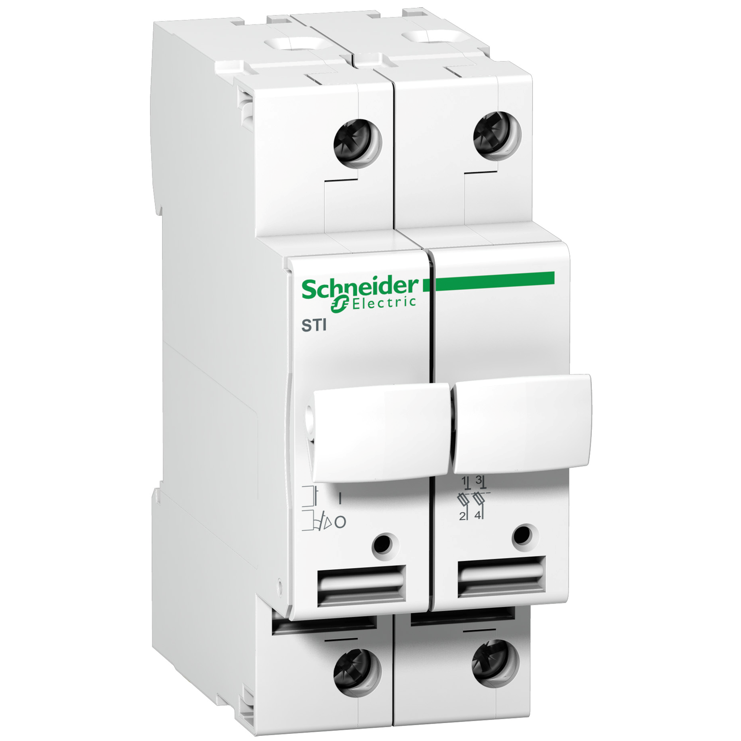 Schneider Electric-A9N15650-Acti9 STI - sectionneur fusible à tiroir - 2P - 20A - pour fusible 8.5x31.5mm