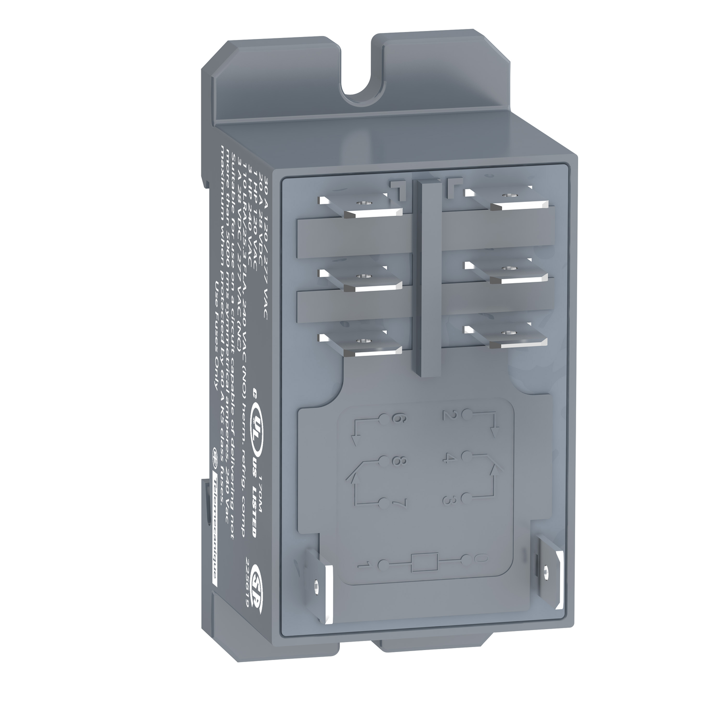 Schneider Electric-RPF2BJD-Harmony Relay RP - relais puissance - fixe - 2OF - 25A - 12VDC - racc par cosses