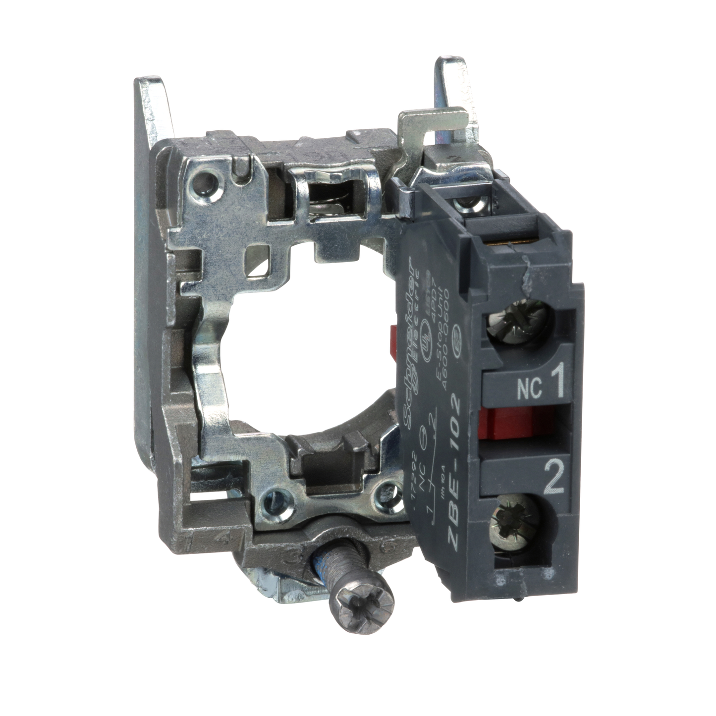 Schneider Electric-ZB4BZ102-Harmony XB4 - corps de bouton - 1O - raccordement vis-étrier