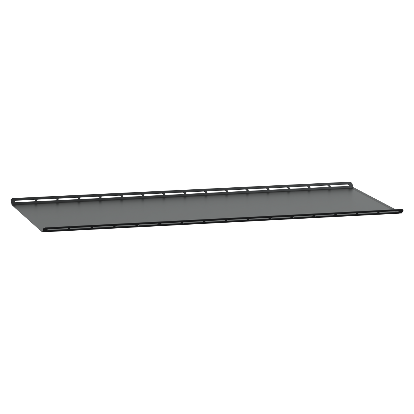 Schneider Electric-KEV0400BP1000B-Canalis EV - Plaque inférieure ajustement - extrémité - 1000mm - Noir - RAL9005