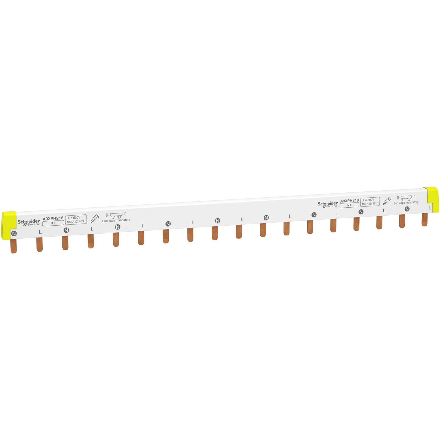 Schneider Electric-A9XPH218-box of 10 * Peigne raccord 2P 100A 18mod
