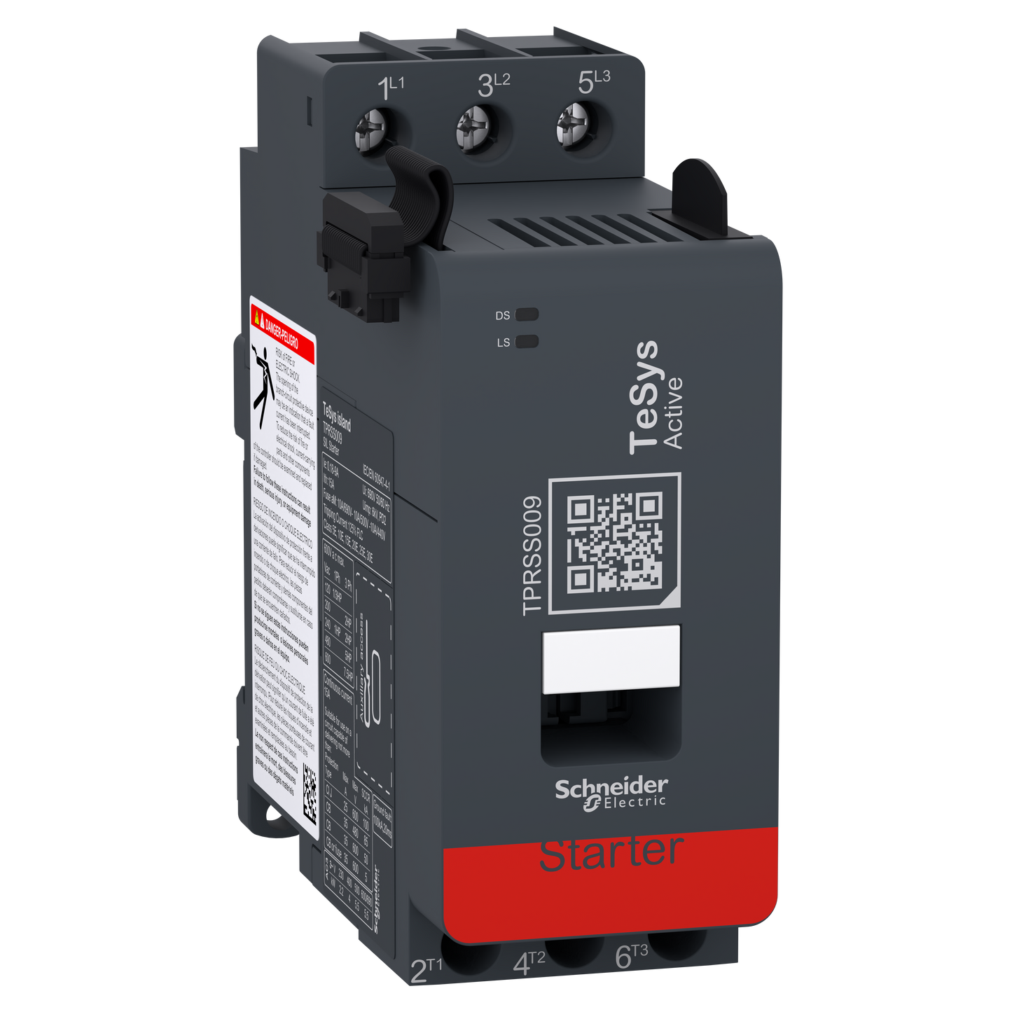 Schneider Electric-TPRSS009-TeSys island - démarreur contacteur + relais thermique SIL - 9A / 4kW