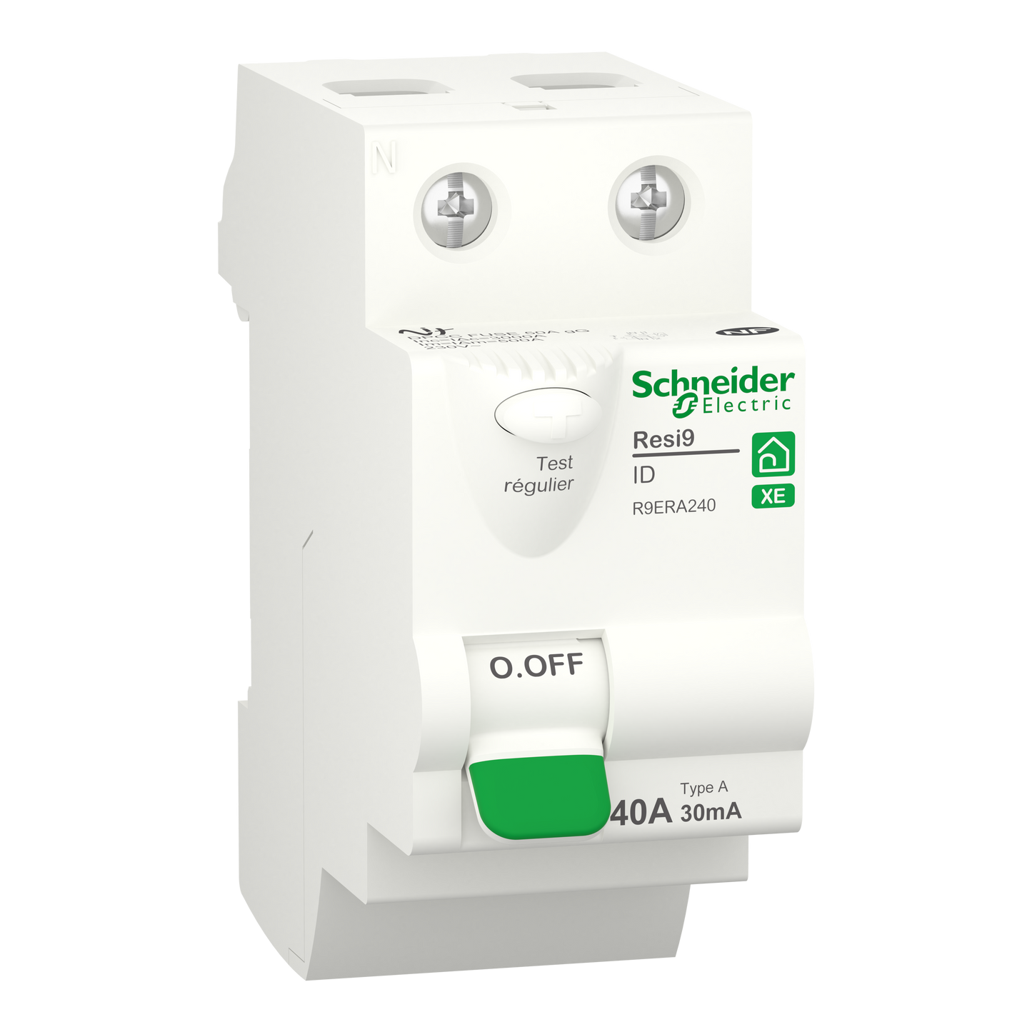 Schneider Electric-R9ERA240W-W-Int Diff XE 2P 40A 30mA A
