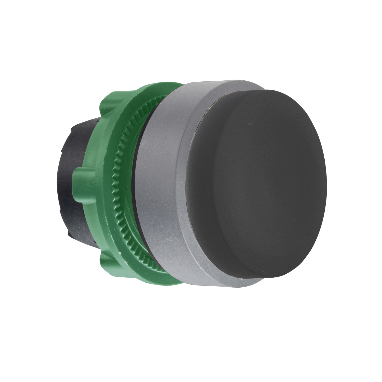 Schneider Electric-ZB5AL2C0-Harmony XB5 - tête bouton poussoir - Ø22 - col grise - dépassant - noir