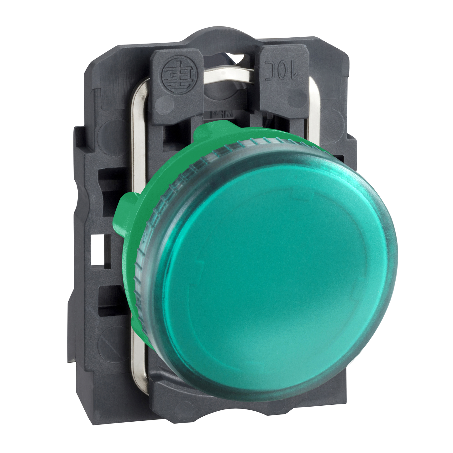 Schneider Electric-XB5AV63-Harmony XB5 - voyant lumineux BA9s - Ø22 - vert - direct 250V max - vis étrier