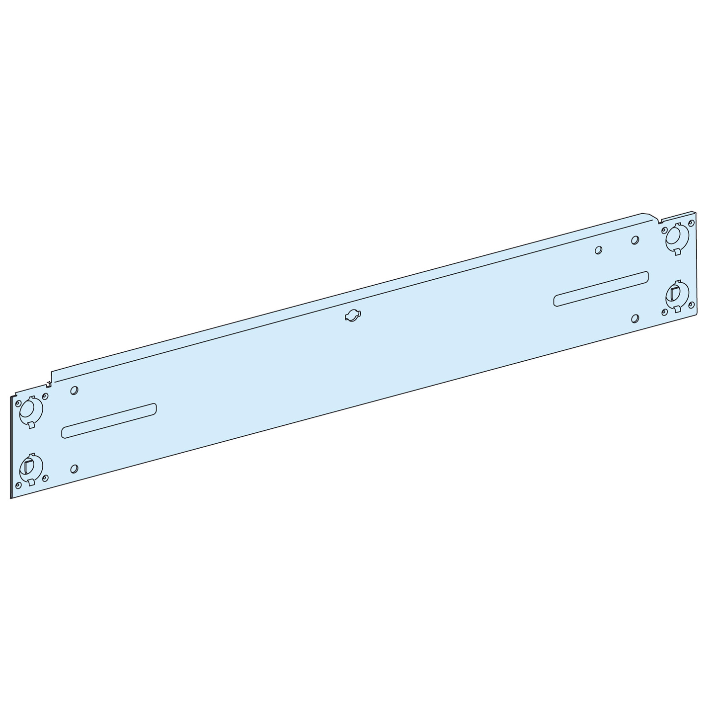 Schneider Electric-LVS01121-PrismaSeT P - Bandeau bas ossature L800 (150+650)