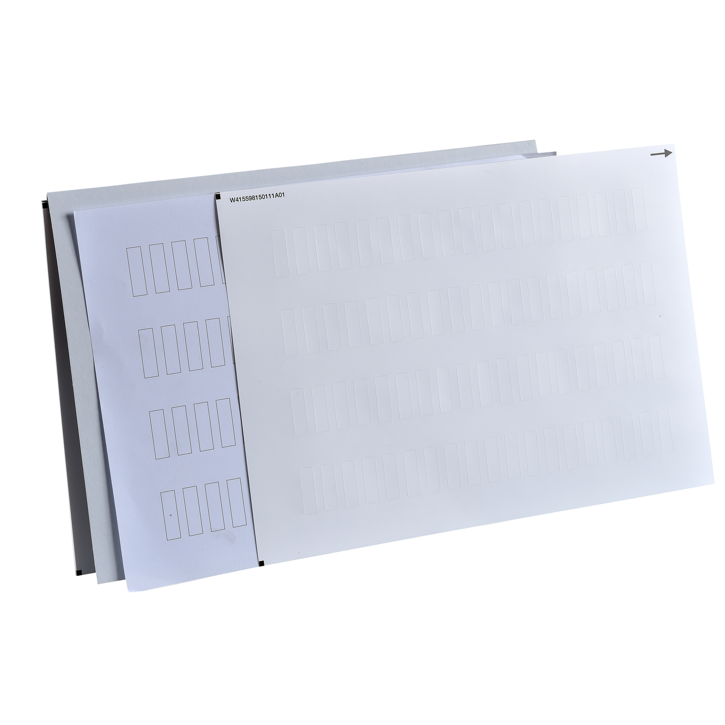Schneider Electric-ZBY001-Harmony - Planche de 50 étiquettes 5x8 à imprimer pour XB4 et XB5