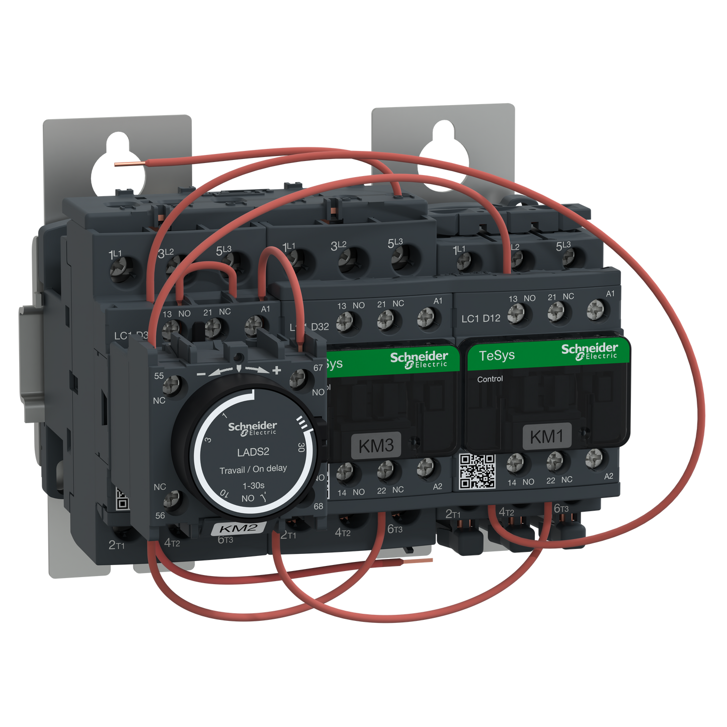 Schneider Electric-LC3D32AP7-TeSys LC3D - démarreur étoile triangle sur platine - bobine 230Vca
