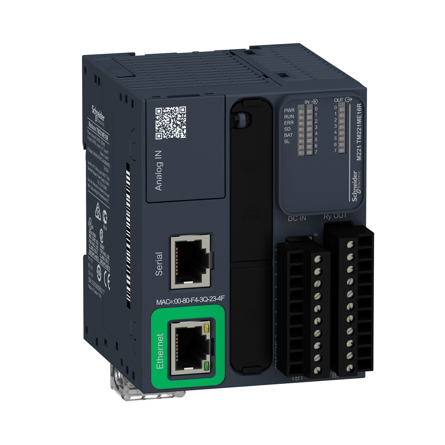 Schneider Electric-TM221ME16R-M221B 16E-S RELAI ETH VIS