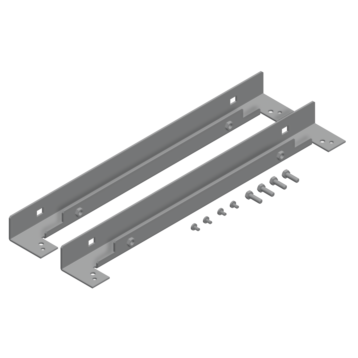 Schneider Electric-NSYSMPSE6-PanelSeT Accessoires - 2 guides - montage latéral - châssis L600