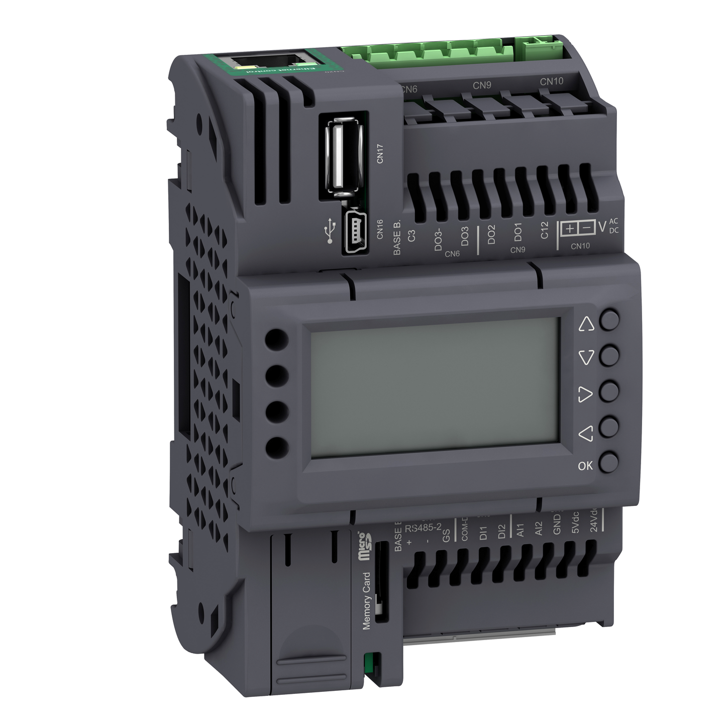 Schneider Electric-TM172PDG07R-M172 PERF. DISPLAY 7 I/OS, ETH, 2 RS485 M172 PERF. DISPLAY 7 I/OS, ETH,