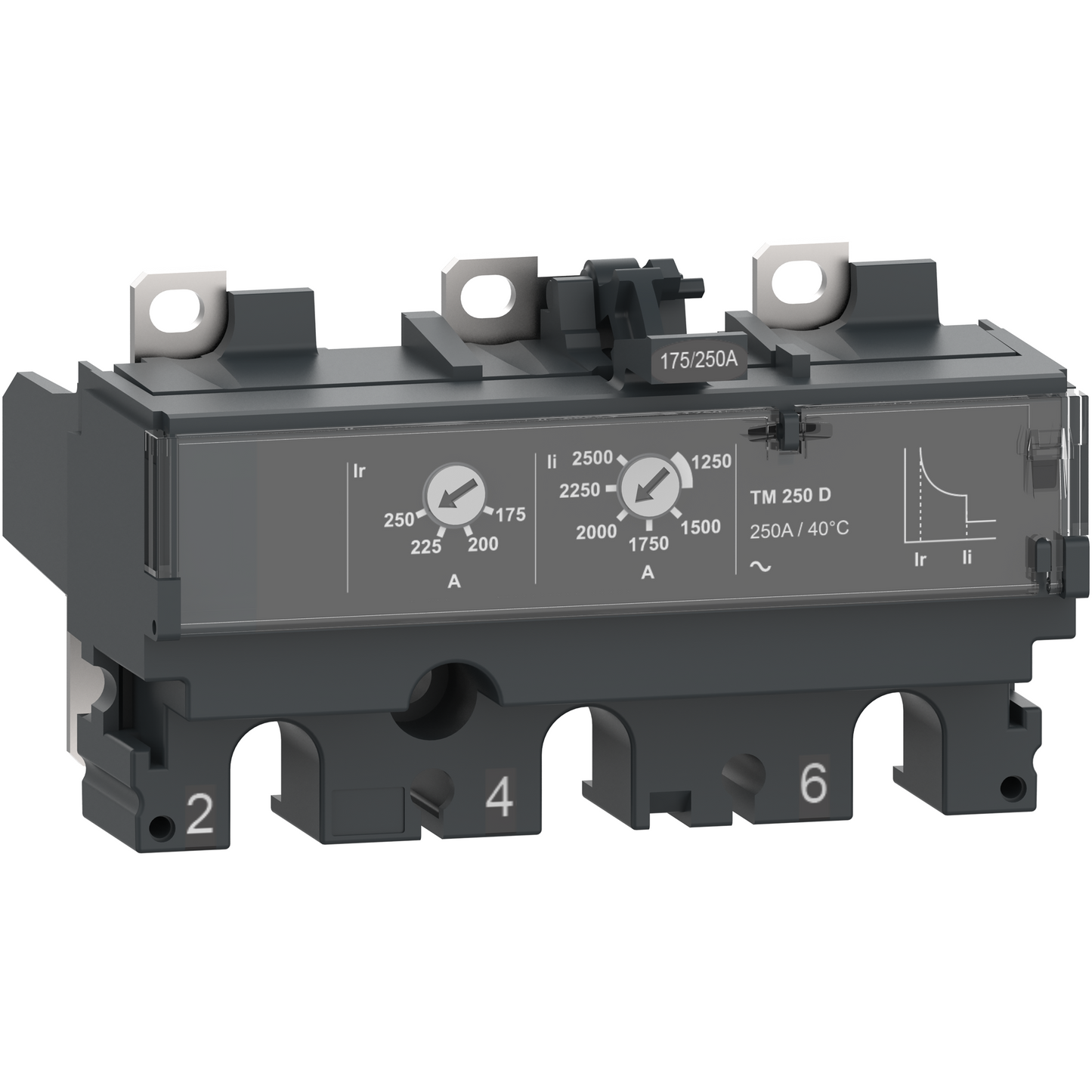 Schneider Electric-C253TM200-ComPacT NSX - Déclencheur magnéto-thermique - TM-D 200A - 3P3D pour NSX250