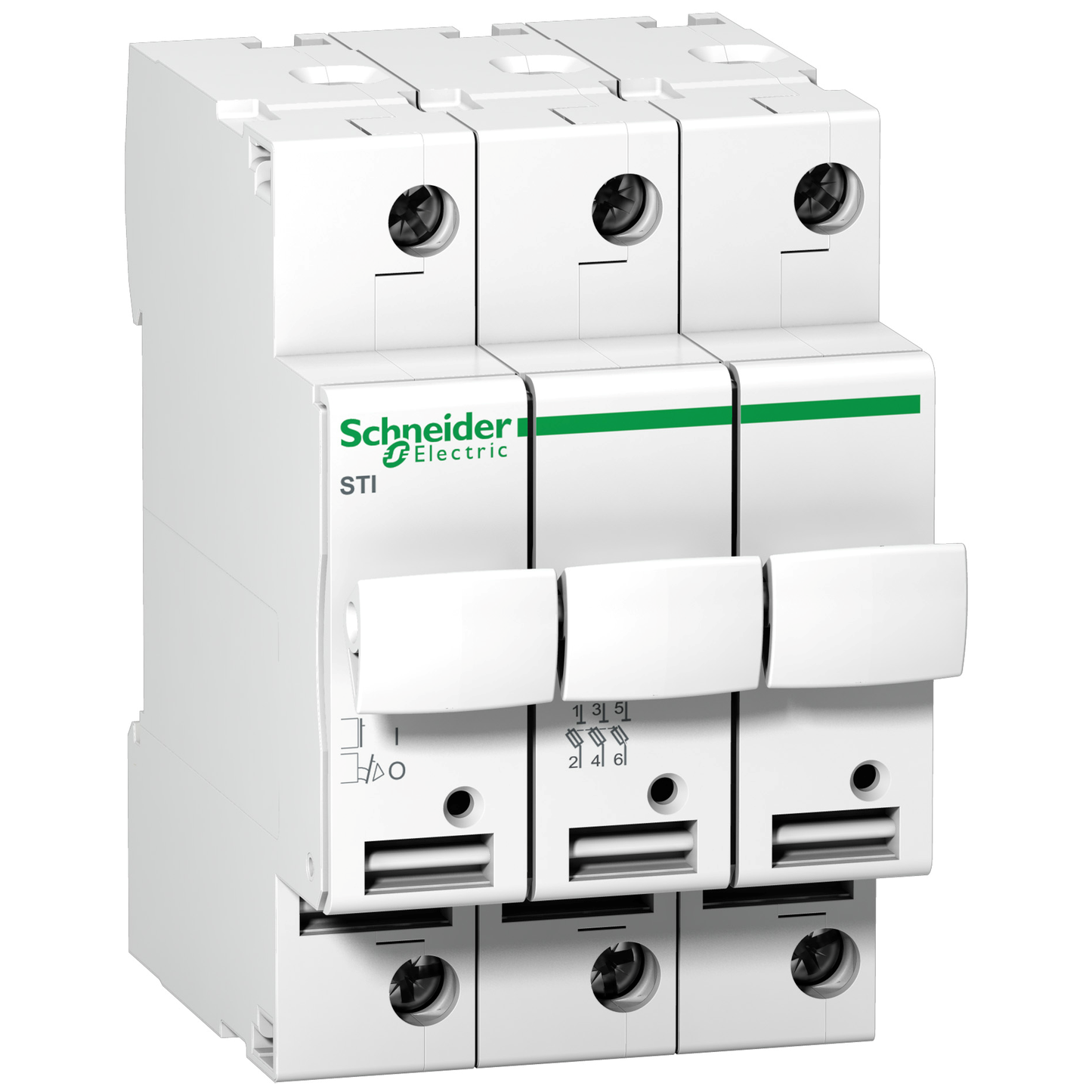 Schneider Electric-A9N15656-Acti9 STI - sectionneur fusible à tiroir - 3P - 25A - pour fusible 10.3x38mm