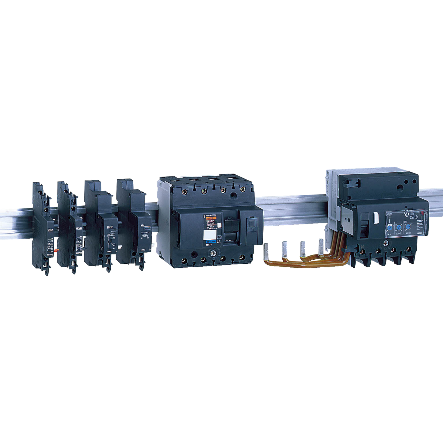Schneider Electric-19064-Acti9 - Déclencheur voltmétrique - MX-OF - 230Vca à 415Vca / 110Vdc à 130Vcc
