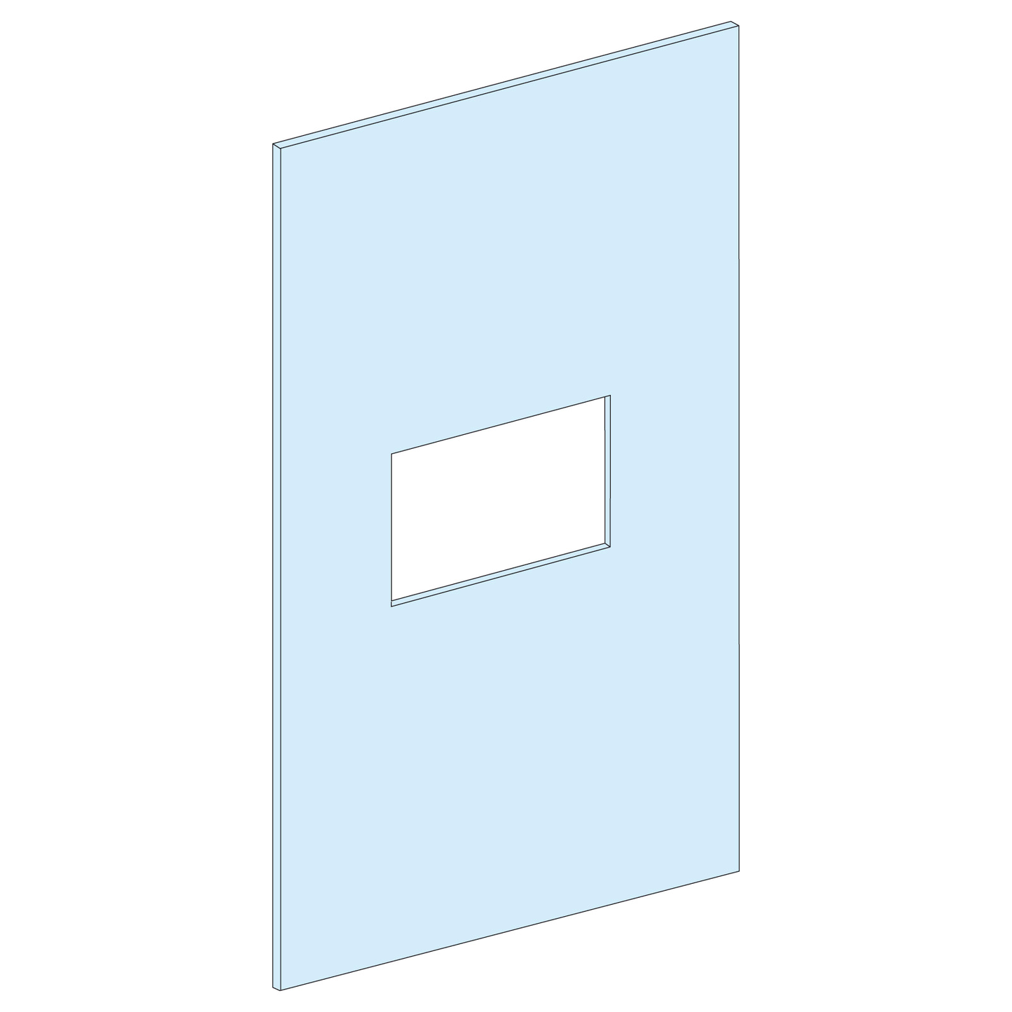 Schneider Electric-LVS03283-PrismaSeT G - Plastron NSX630-12M-L300-vertical-Cde rotative-RAL9003