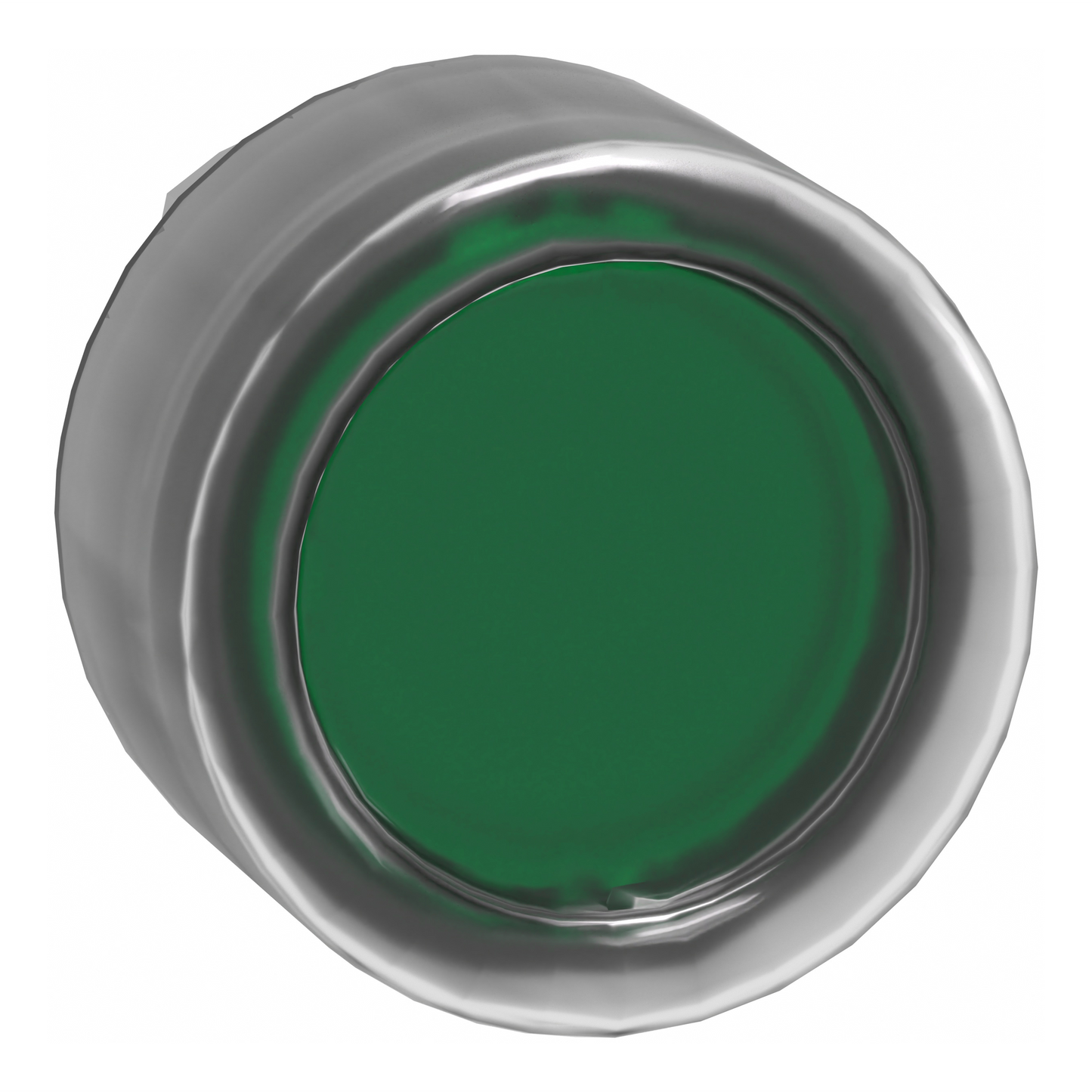 Schneider Electric-ZB4BW533-Harmony XB4 - tête bouton poussoir lumineux DEL - Ø22 - capuchonné - vert