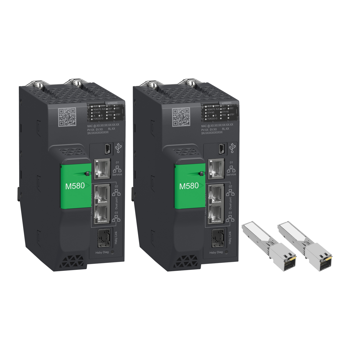 Schneider Electric-BMEH582040K-Kit M580 HSBY composé de 2X BMEH582040 + 2X 490NAC0100