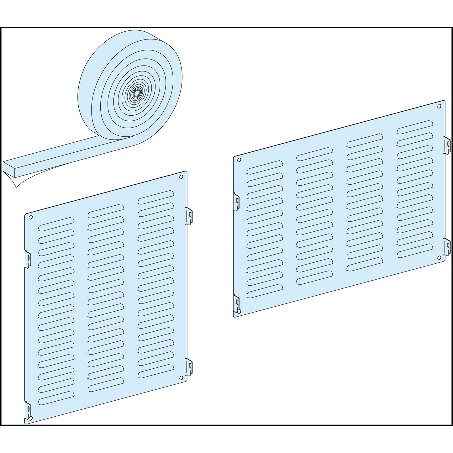 Schneider Electric-LVS08711-PrismaSeT P - Kit étanchéite pour IP31