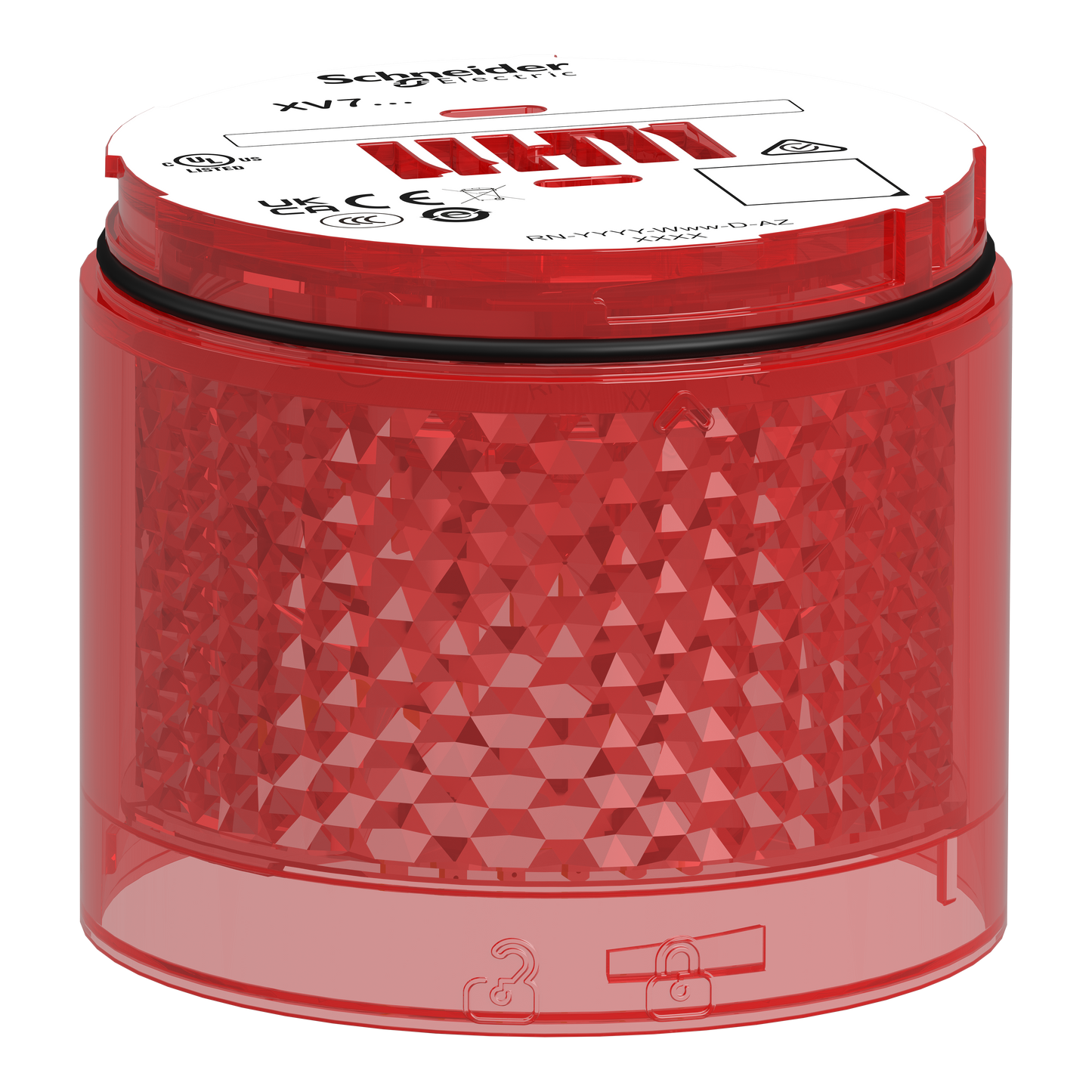 Schneider Electric-XVB7C64-Bloc lumineux flash rouge