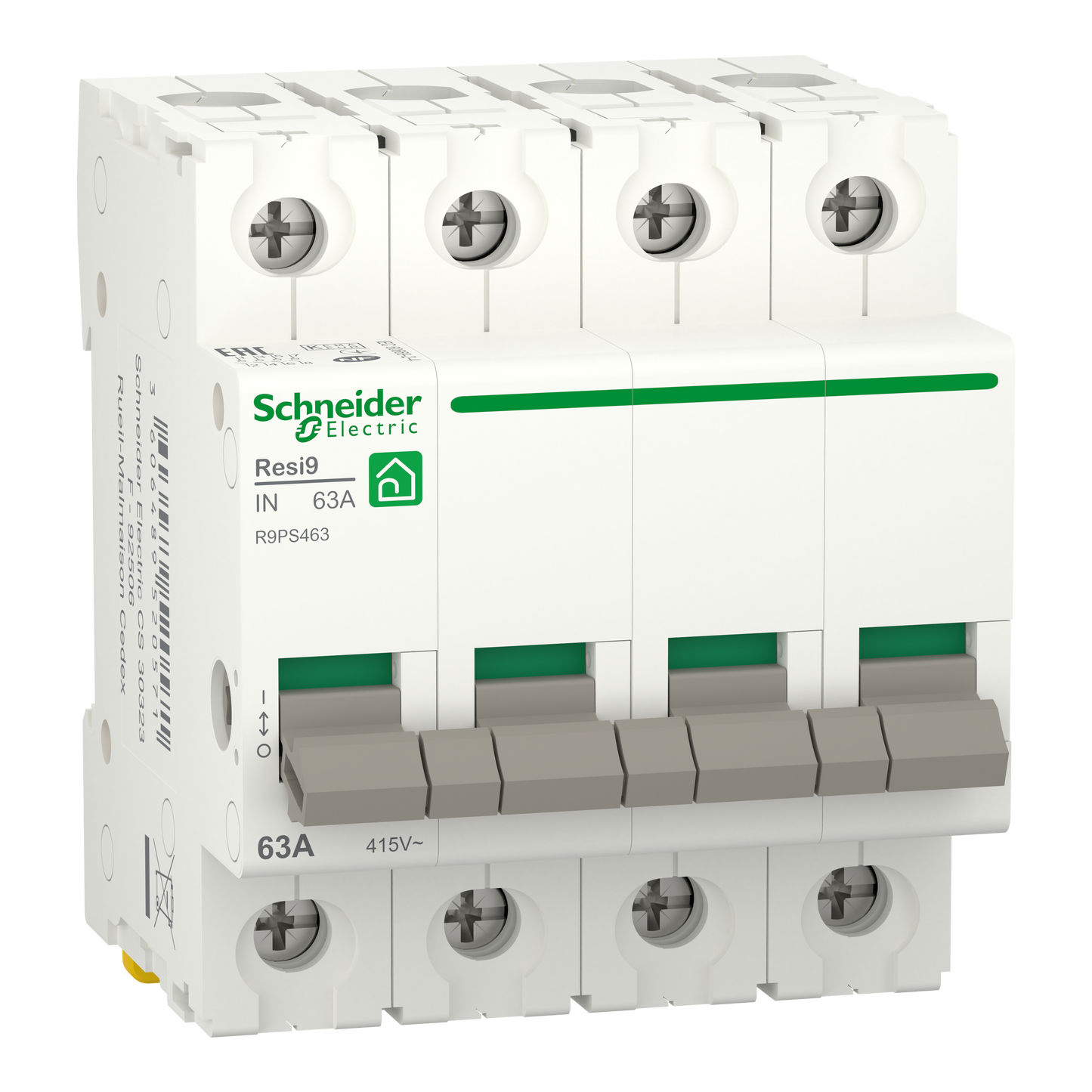 Schneider Electric-R9PS463-Resi9 - interrupteur-sectionneur 4P 63A