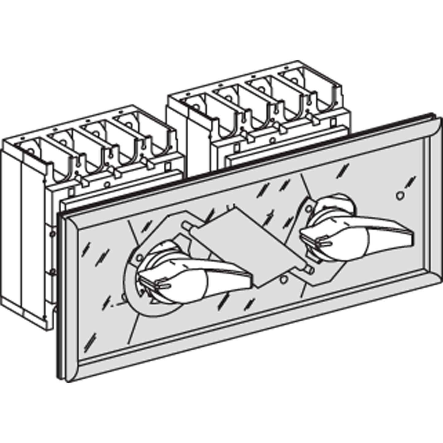 Schneider Electric-31074-interverrouillage pour appareils à commande rotative Interpact INS320 à 630