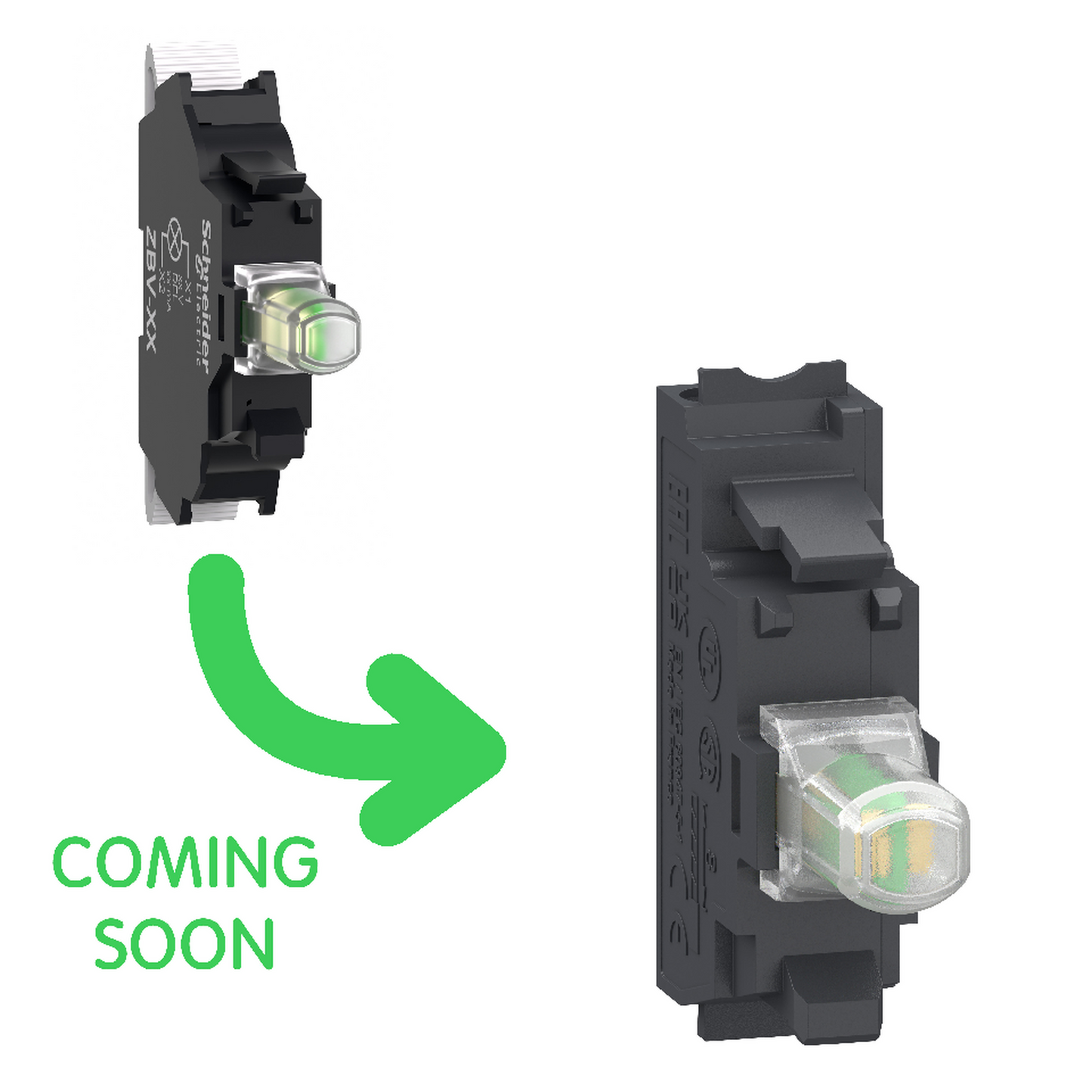Schneider Electric-ZBVM15-Harmony bloc lumineux - Ø22 - LED Universelle intégrée - 230-240 V - rac push in