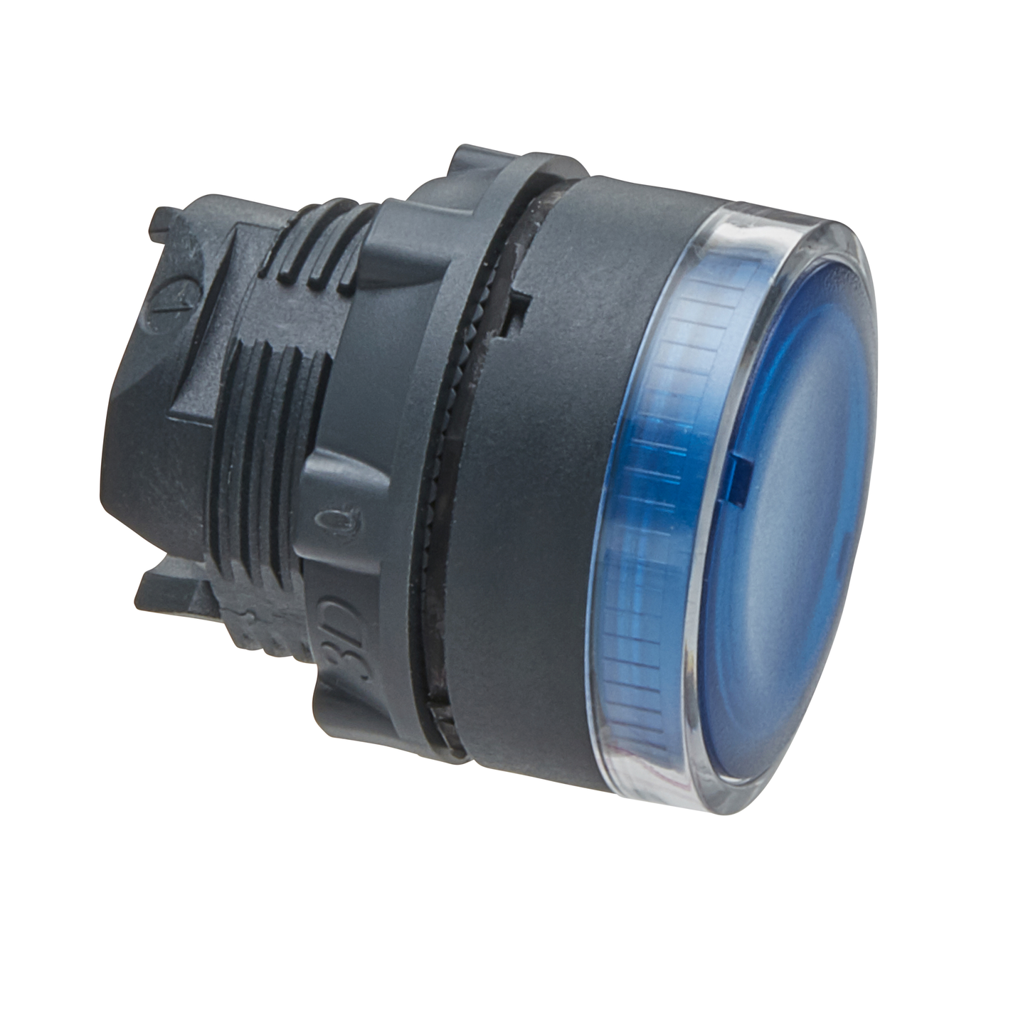 Schneider Electric-ZB5AW36-Harmony XB5 - tête bouton poussoir lumineux BA9s - Ø22 - bleu
