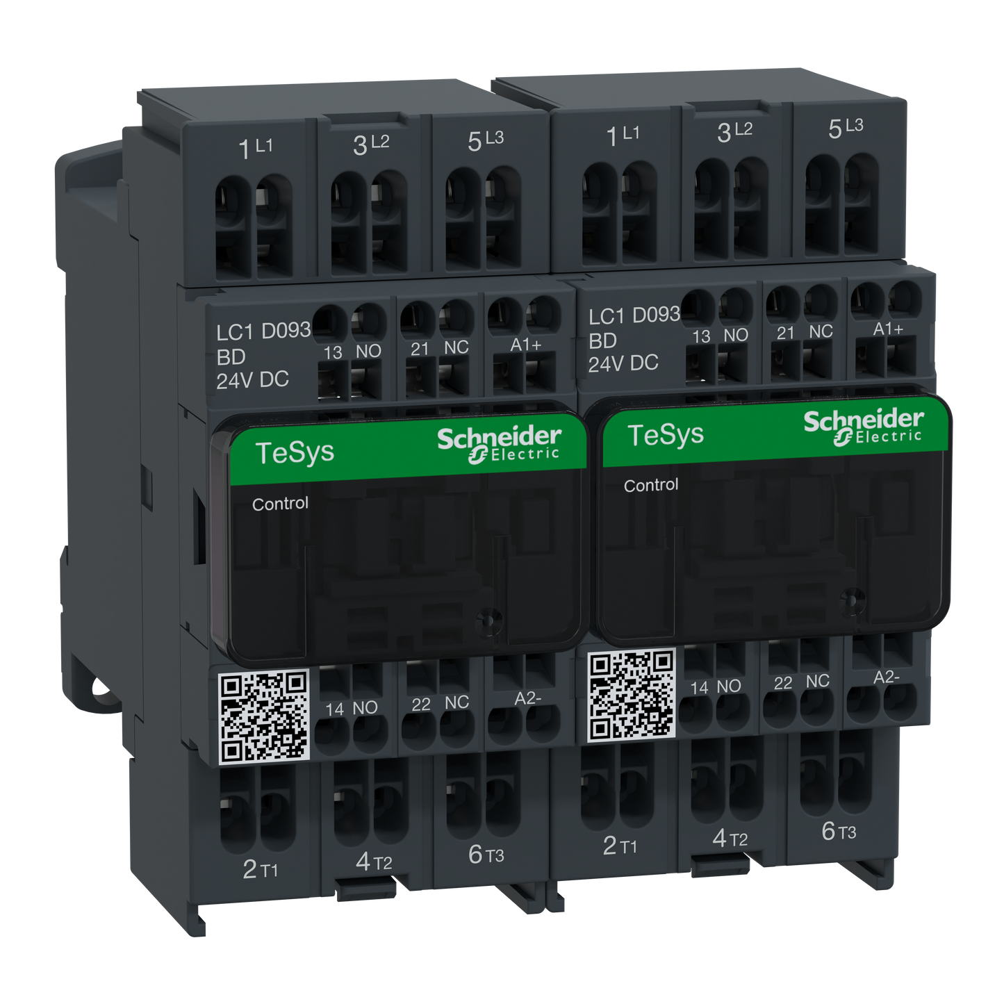 Schneider Electric-LC2D093BD-TeSys LC2D - contacteur inverseur - 3P - AC-3 440V - 9A - bobine 24Vcc