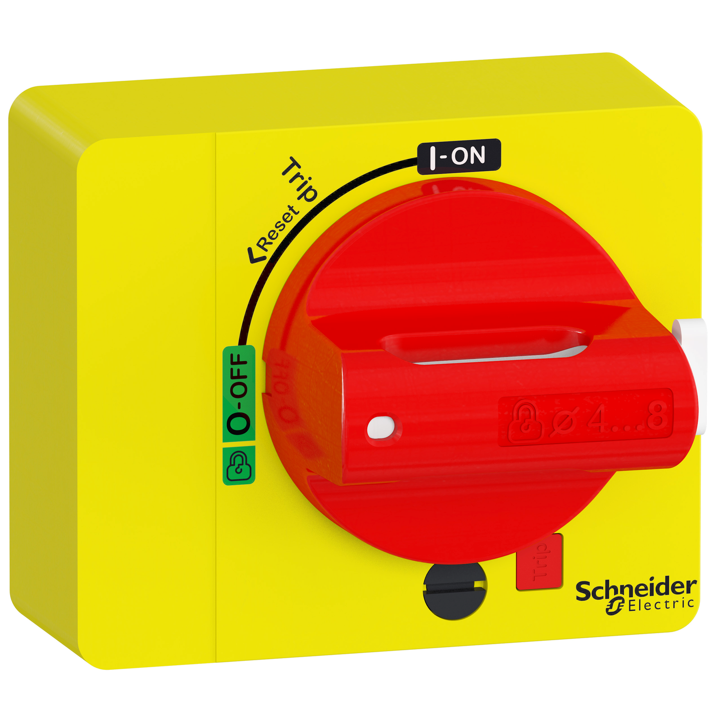 Schneider Electric-GV4ADN02-Poignée rouge rotative GV4