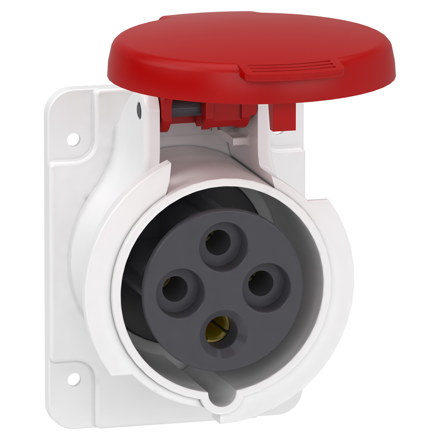 Schneider Electric-PKF16G434-Mureva - socle de prise droite -16A - 3P+T - 380-415 V CA- IP44 - à vis
