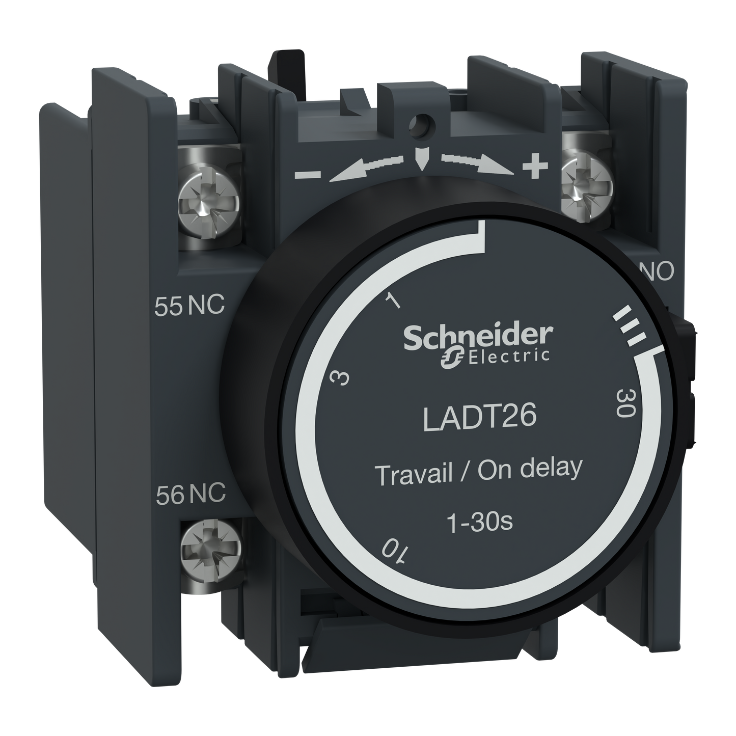 Schneider Electric-LADT26-TeSys D - bloc de contacts auxiliaires - 1F+1O - cosses à sertir